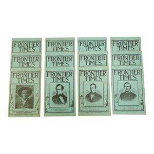 Frontier Times Magazine Reprint Lot Of 12 January - December 1929 Editions